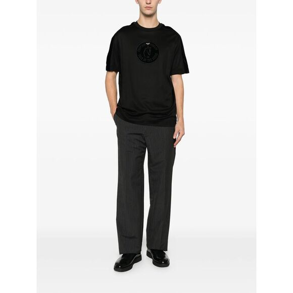 Emporio Armani Black T-Shirts & Vests - T-Shirts Men
